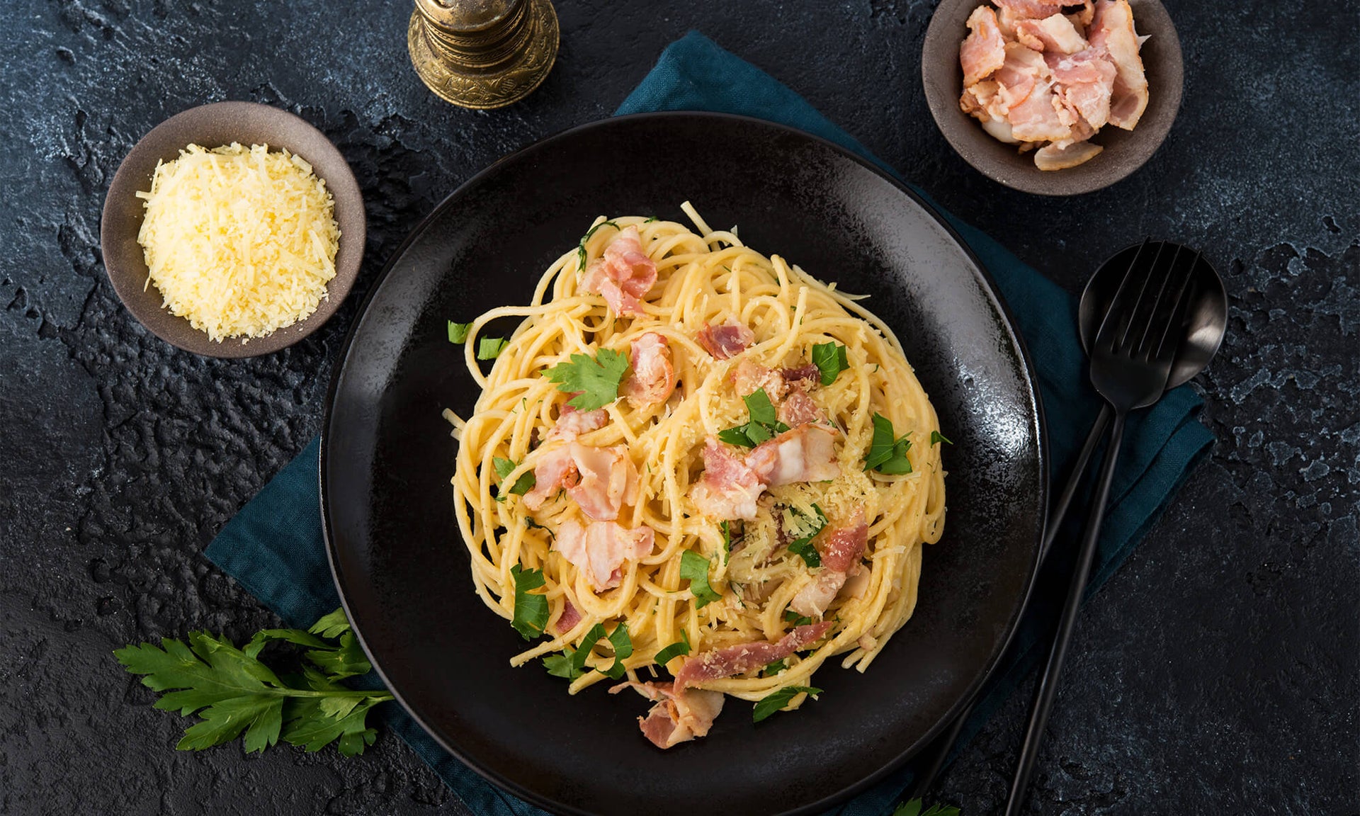 Chicken and Bacon Carbonara Recipe