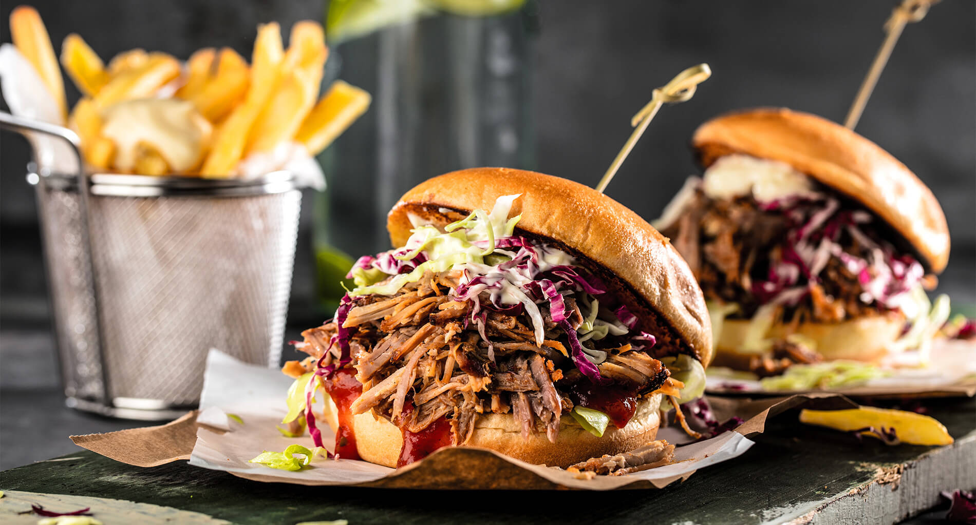 Welsh Pulled Pork Burgers Recipe