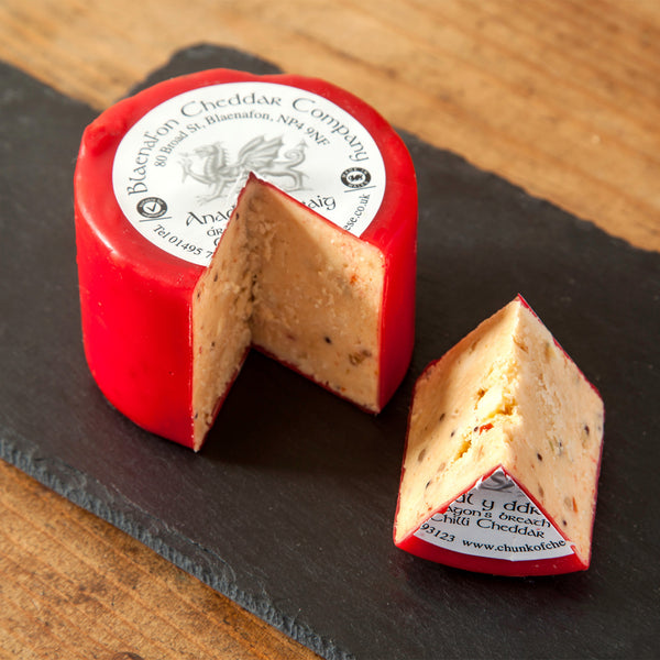 Blaenafon Cheddar Company Dragons Breath Cheddar Cheese