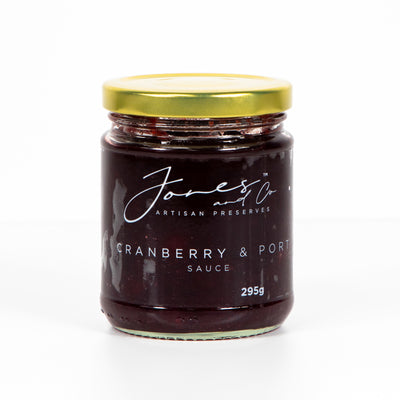 Jones & Co Cranberry and Port Sauce