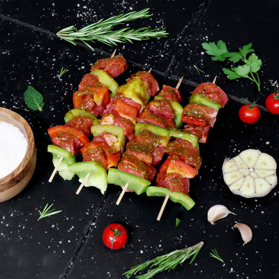 Welsh Marinated Lamb Skewers