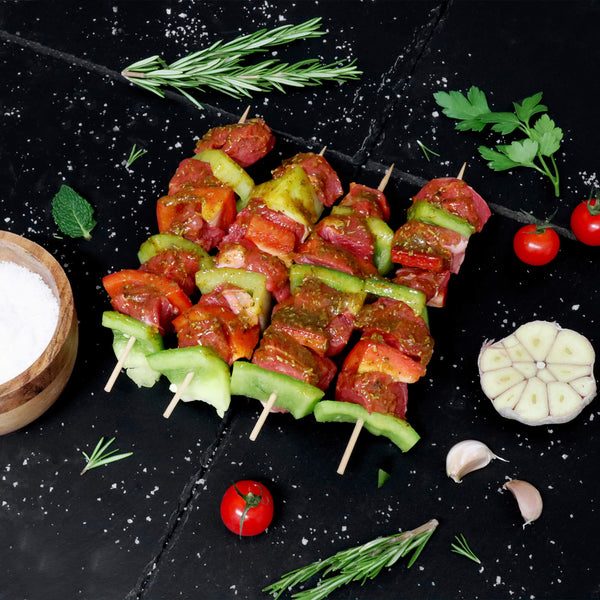 Welsh Marinated Lamb Skewers